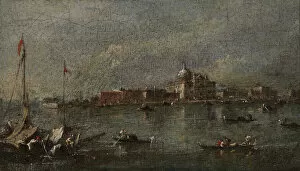 Venetian Scene, late 18th-early 19th century. Creator: Giacomo Guardi