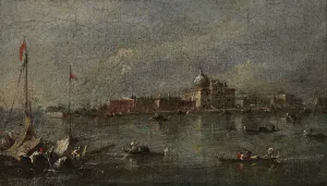 Smithsonian American Art Museum Collection: Venetian Scene, late 18th-early 19th century. Creator: Giacomo Guardi