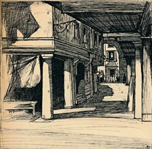 David Young Prints: Venetian Street, 1900. Artist: David Young Cameron