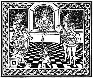 Blindfolded Gallery: Venetian woodcut, c1500 (1964)