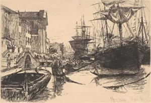 Bacher Otto Henry Prints: Venice, 1880. Creator: Otto Henry Bacher