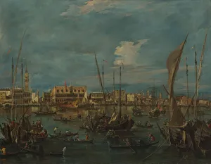 Fr Guardi Prints: Venice from the Bacino di San Marco, ca. 1765. Creator: Francesco Guardi
