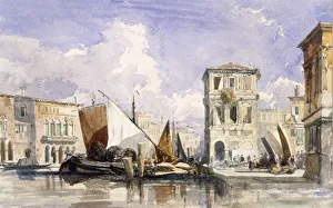 Waterfront Prints: Venice, c1834. Creator: William James Muller (1812-45)