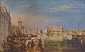 Geoffrey Holme Collection: Venice-Canaletti Painting, c1833, (1925). Creator: JMW Turner