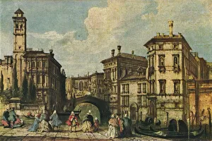Fr Guardi Prints: Venice: Entrance to the Cannaregio, c19th century