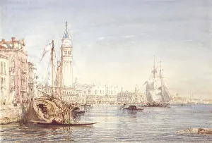 Italy Europe Prints: Venice, Evening, 1863. Creator: Felix Francois Georges Philibert Ziem