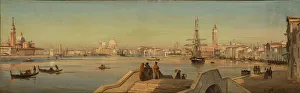 Ippolito 1814 1866 Prints: Venice, Panorama from the bridge, 1858
