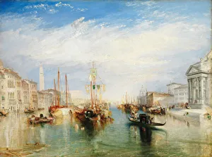 Gondolas Prints: Venice, from the Porch of Madonna della Salute, ca. 1835. Creator: JMW Turner