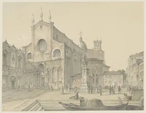 Karoly Lajos Libay Prints: Venice: S. Giovanni & Paolo, 1824-1888