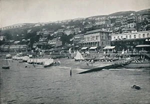Bathing Machine Prints: Ventnor - Panorama from the Sea, 1895