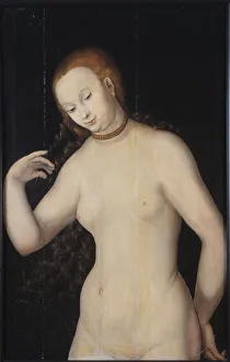 Stockholm Prints: Venus, Between 1527 and 1531. Creator: Cranach, Lucas, the Elder (1472-1553)
