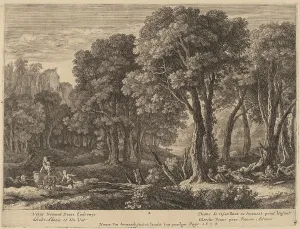 Swanevelt Herman Van Prints: Venus Abducting Adonis. Creator: Herman van Swanevelt