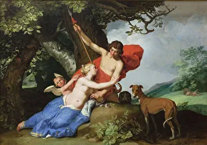 Adonis Prints: Venus and Adonis, 1632. Creator: Abraham Bloemaert