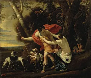 Venus Prints: Venus and Adonis, 1638. Creator: Workshop of Simon Vouet