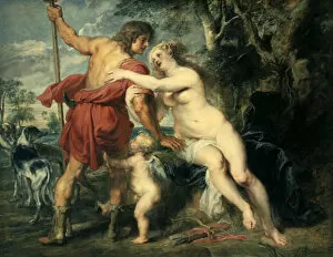 Adonis Collection: Venus and Adonis, c1630. Artist: Peter Paul Rubens