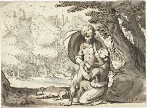 Venus and Adonis in conversation, 1616. Creator: Gerard ter Borch I