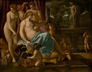 Anibale Caracci Gallery: Venus Adorned by the Graces, 1590 / 1595. Creator: Annibale Carracci