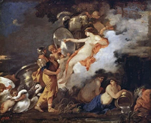 Images Dated 27th July 2010: Venus and Aeneas, 17th century. Artist: Sebastien Bourdon