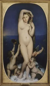 Venus Anadyomene. Artist: Ingres, Jean Auguste Dominique (1780-1867) Venus Anadyomene. Artist: Ingres, Jean Auguste Dominique (1780-1867)