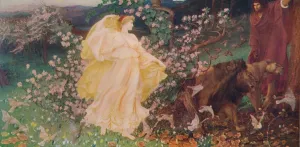 Sir William Blake Richmond Prints: Venus and Anchises, c1889, (c1915). Artist: Sir William Blake Richmond