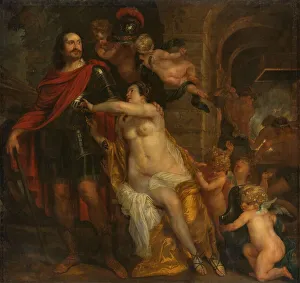 Adjusting Prints: Venus Arming a Warrior, possibly Johan Maurits at the Forge of Vulcan