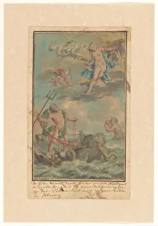 Venus asks Neptune to prevent Telemachus from landing on Ithaca, c.1719-c.1775. Creator: Ruik Keyert