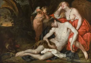 Willeboirts Thomas Prints: Venus Bewailing the Death of Adonis