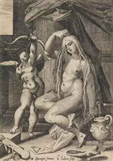 Bartholomeus Gallery: Venus and Cupid, 1571-1650. Creator: Sadeler