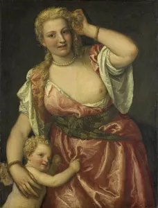 Paulo Veronese Prints: Venus and Cupid, 1575-1590. Creator: Unknown