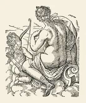 Mythological Collection: Venus and Cupid, 1906. Creator: Jost Ammon