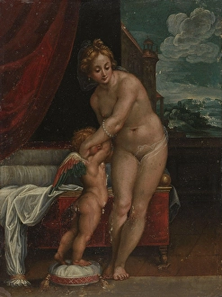 Amor Prints: Venus and Cupid, probably end of 16th century. Creator: Unknown