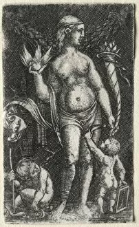 Albrecht Altdorfer Gallery: Venus between two cupids, 1520. Creator: Albrecht Altdorfer (German, c. 1480-1538)