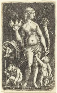 Cupids Prints: Venus and Cupids, c. 1512/1515. Creator: Albrecht Altdorfer