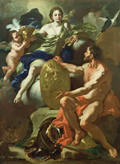 Showing Prints: Venus at the Forge of Vulcan, 1704. Creator: Francesco Solimena
