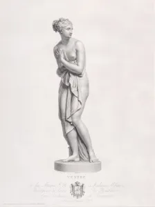 Engraving And Etching Prints: Venus, frontal view. from Oeuvre de Canova: Recueil de Statues... 1817