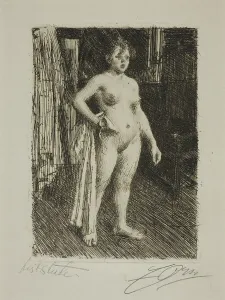 Venus de la Villette, 1893. Creator: Anders Leonard Zorn