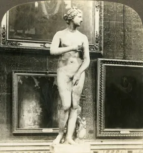 Aphrodite Prints: Venus de Medici in the Uffizi Palace, Florence, Italy, c1909. Creator: Unknown