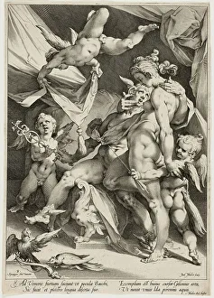 Jan Harmensz Muller Prints: Venus and Mercury, c.1600. Creator: Jan Muller
