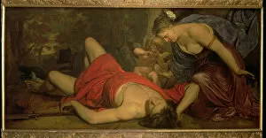 Adonis Collection: Venus mourning the death of Adonis by Cornelis Holsteyn