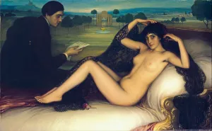 Julio 1874 1930 Prints: Venus of Poetry, 1913. Artist: Romero de Torres, Julio (1874-1930)