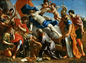 Aeneas Collection: Venus Pouring a Balm on the Wound of Aeneas. Artist: Romanelli, Giovanni Francesco (1610-1662)