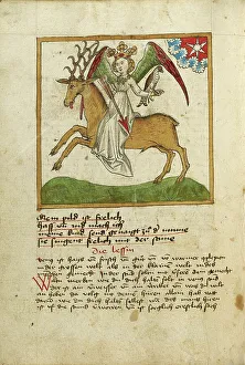 Falcon Prints: Venus Riding a Stag, shortly after 1464. Creator: Unknown
