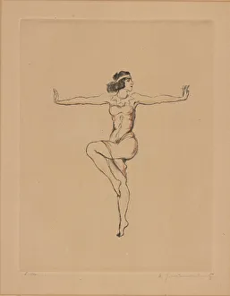 Vera Fokina in the Ballet Cleopatre by Michel Fokine, ca 1920-1925. Creator: Grunenberg, Arthur (1886-1952)
