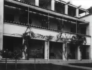 Mrs Phoebe Apperson Hearst Prints: Verandah, Mrs. Phoebe Apperson Hearst's home