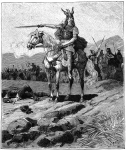 Nationalism Prints: Vercingetorix, chieftain of the Arverni, c52 BC (1882-1884). Artist: Spex