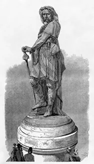 Alesia Gallery: Vercingetorix Memorial at Alesia, near Dijon, France, 1882-1884