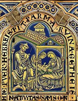 Samson Prints: The Verdun Altar: The Birth of Samson