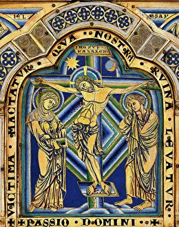 Golgotha Hill Prints: The Verdun Altar: The Crucifixion, 1181