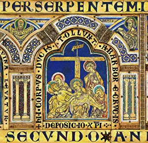 Golgotha Hill Prints: The Verdun Altar: The Descent from the Cross