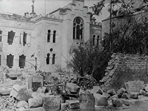 Destroyed Prints: Verdun - Garden & Synagogue near Polboulhot St